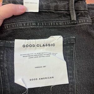 Good American Women's Black Skinny Jeans